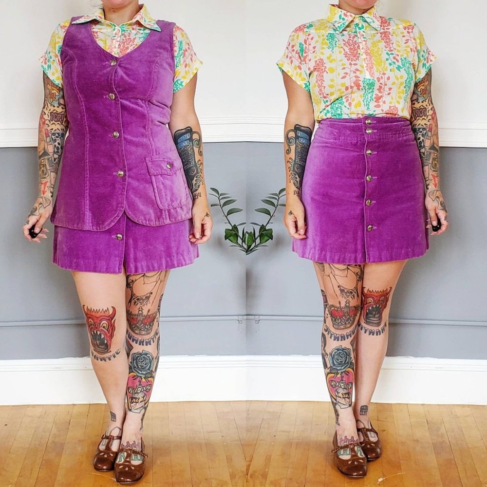 60s/70s Artbro Jr Purple Dress Suit